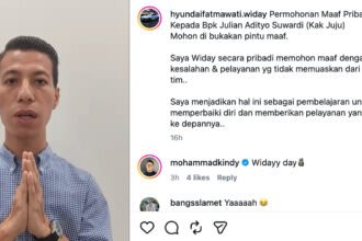 Buntut Cekcok Soal Ioniq 5 Mogok, Supervisor Sales Hyundai Akhirnya Minta Maaf ke Influencer Aa Juju
