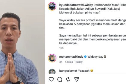 Buntut Cekcok Soal Ioniq 5 Mogok, Supervisor Sales Hyundai Akhirnya Minta Maaf ke Influencer Aa Juju