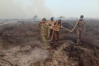 Tiga Hari Berjibaku, Tim Gabungan Padamkan Karhutla di Indragiri Hilir