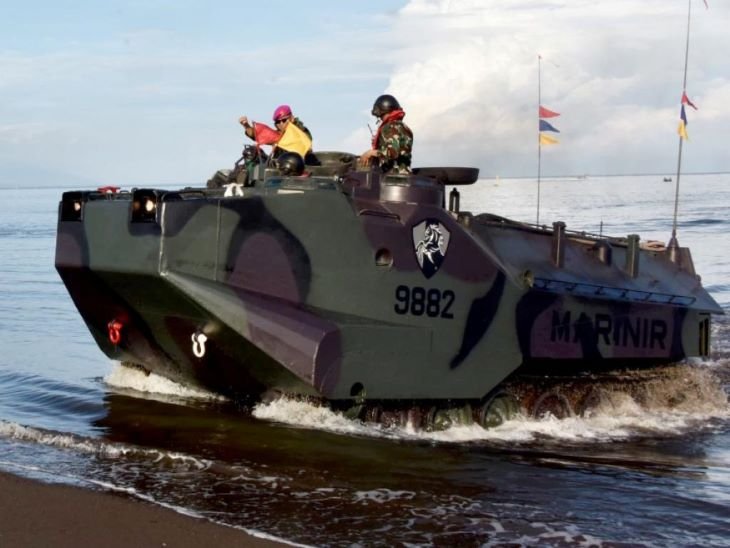 12 Ranpur AAV Tiba di Tanjung Priok, Marinir Perkuat Kemampuan Pendaratan Amfibi