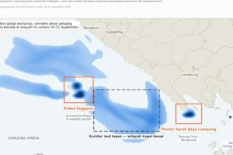 Simulasi Fisika BRIN Ungkap Pergeseran Area Pencarian 8 Orang Hilang Hingga 10 Ribu Km²