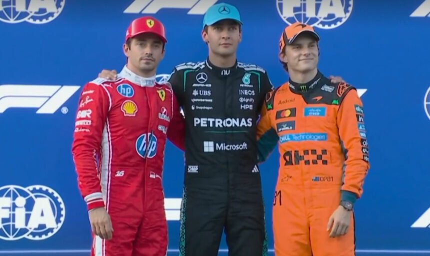 Hasil Lengkap Kualifikasi F1 GP Azerbaijan : George Russell Sabet Pole, Antonelli Apes