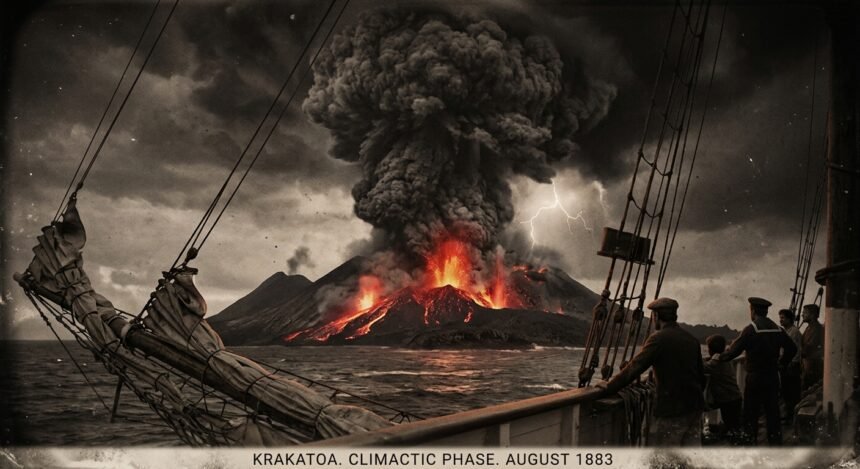 Dari Krakatau ke Anak Krakatau, Begini Sejarah Erupsi Dahsyat di Selat Sunda (GeminiAI)