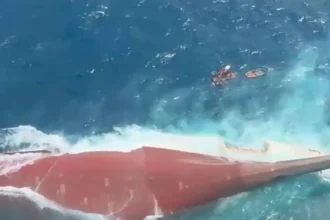 KM Virgo Transport 8 Terbalik di Laut Jawa, Diduga Terkait Cuaca Buruk dan Gelombang 2,5 Meter