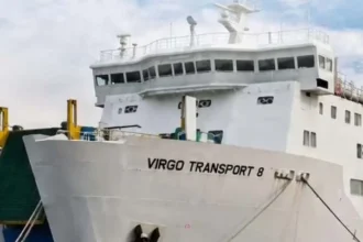 Pantauan Udara Temukan KMP Virgo Transport 8 Terbalik Mengapung 80 Mil dari Banjarmasin