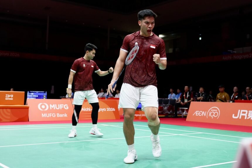 Leo/Daniel Antar Indonesia ke Final Bulu Tangkis Asian Games 2026 (Foto: PBSI)