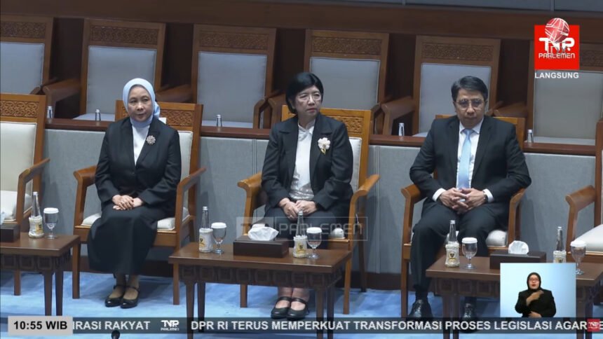 Destry Damayanti Naik Jadi Gubernur BI, Gantikan Perry Warjiyo (Foto: TangkapanLayar/YT/TVR PARLEMEN)