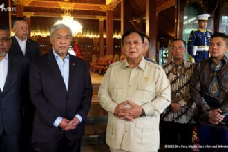 Presiden Prabowo Terima Wakil PM Malaysia, Bahas Bantuan Atasi Karhutla (Foto: Sekretariat Presiden)