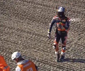 Pedro Acosta jatuh di Warm Up MotoGP Austria : "Biasanya Penampilan saya Bagus Saat Balapan Utama"