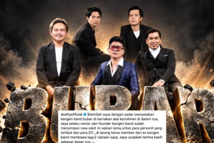 Kangen Band Bubar! Dodhy Haramkan Mantan Personel dan EO Bawakan Lagu-Lagu Ciptaannya