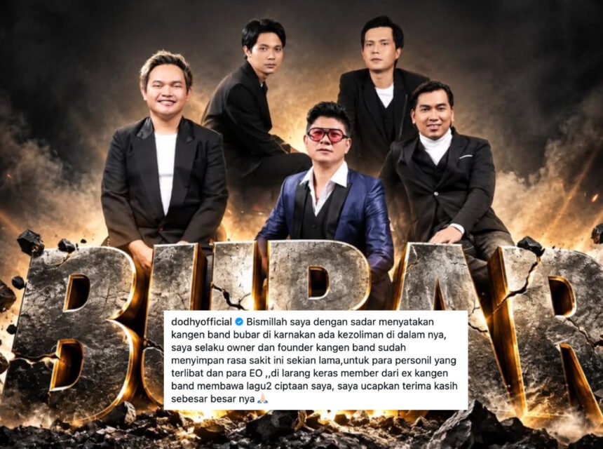 Kangen Band Bubar! Dodhy Haramkan Mantan Personel dan EO Bawakan Lagu-Lagu Ciptaannya