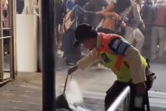 Dua HP Terbakar di KRL Stasiun Rawa Buntu, Penumpang Sempat Panik (Foto: Ist)
