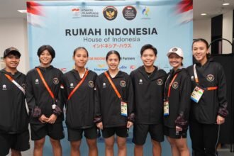 Momen Hangat tim Bulutangkis Putri Indonesia Disambut Chef de Mission di Aichi-Nagoya