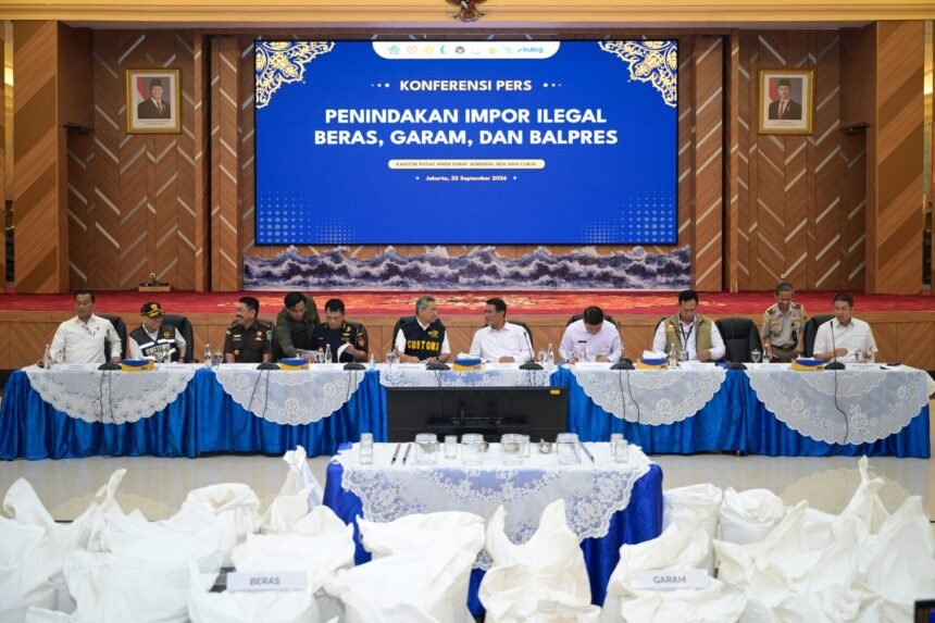 Penyelundupan 30 Kontainer Beras dan Garam Ilegal Terbongkar, Menkeu dan Mentan Kompak Bela Petani