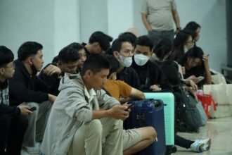 Abu Vulkanik Anak Krakatau Ganggu 33 Penerbangan di Soekarno-Hatta