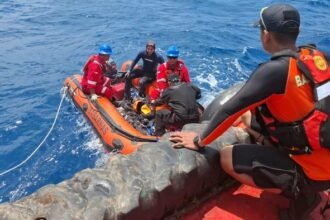 Menyelam di Dasar Laut Jawa, Tim BSG Basarnas Temukan Satu Korban Terjebak di Bangkai KM Virgo