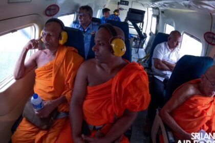 Sri Lanka Alami Kekeringan, Tiga Biksu Diterbangkan untuk Berdoa di Langit Minta Hujan