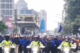 Unjuk Rasa Hanya 1,5 Jam di Sudirman, Massa Buruh Sukses Suarakan 11 Tuntutan Lalu Bubar