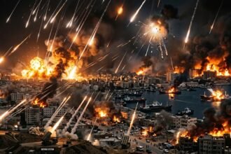 Rumah Pengantin Hancur Digempur AS. Iran Balas Hujan Rudal