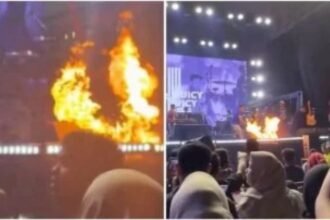 Panggung Juicy Luicy di Highland Fest 2026 Mendadak Terbakar, Penonton Histeris