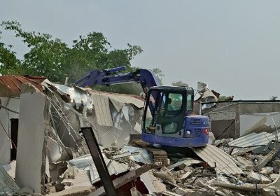 Penampakan Dinding Klaster Mewah Lapas Cibinong yang Akhirnya Rata dengan Tanah