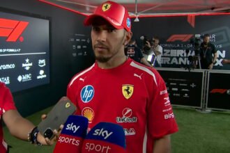 Masalah Ban Parah Bikin Hamilton Frustasi di Tengah Isu Gonjang-ganjing Internal Ferrari