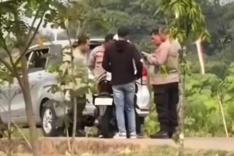 Aksi Gagal Dua Mata Elang, Mau Tarik Motor Pelajar Malah Didatangi Tim Patroli Polres Depok