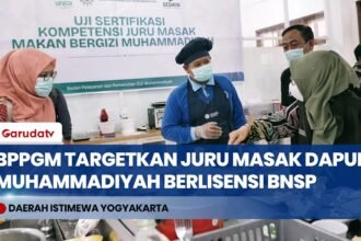 Pastikan Makanan Sehat dan Layak Konsumsi, Muhammadiyah Sertifikasi Para Juru Masak SPPG