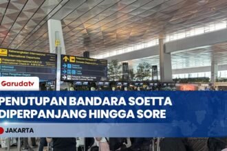 Penutupan Bandara Soetta Diperpanjang Hingga Jam 6 Sore, 1.039 Penerbangan Terdampak Abu Krakatau