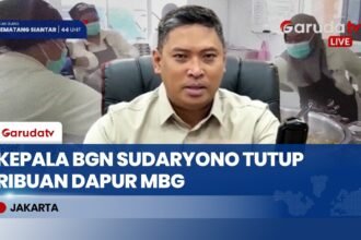 Jamin Keamanan Pangan Gratis, Badan Gizi Nasional Segel 1.999 Dapur SPPG Tanpa