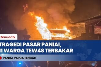 Tragedi Kebakaran Pasar Paniai Papua Tengah: 11 Orang Meninggal Dunia & 40 Kios Ludes