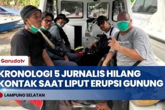 Liput Gunung Anak Krakatau, 5 Jurnalis Hilang Kontak di Perairan Selat Sunda