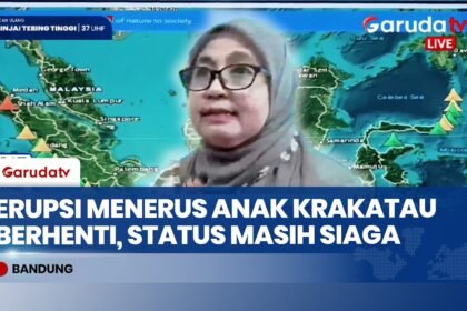 Aktivitas Gunung Anak Krakatau Turun ke Fase Strombolian, Status Tetap Level III Siaga
