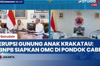 BNPB Siapkan Operasi Modifikasi Cuaca Luruhkan Abu Vulkanik Anak Krakatau