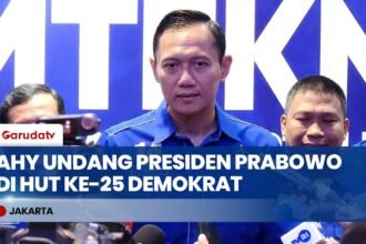 AHY Undang Khusus Presiden Prabowo Di Puncak Perayaan HUT ke-25 Partai Demokrat Di Indonesia Arena