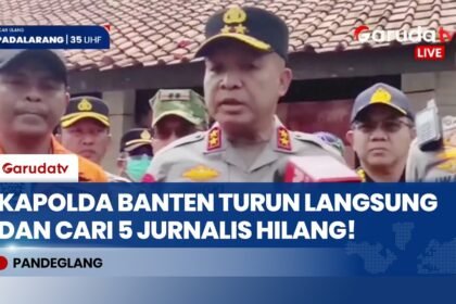 Kapolda Banten Temui Keluarga Korban, Tim SAR Gabungan Optimalkan Pencarian Jurnalis Hilang Kontak