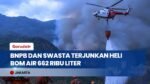 Tantangan Tajuk Pohon Rapat, BNPB Gempur Karhutla Papua Barat Pakai Helikopter Water Bombing