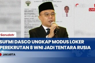 Sufmi Dasco Ungkap Modus Loker Iming-Iming Gaji Besar Perekrutan 8 WNI Jadi Tentara Rusia
