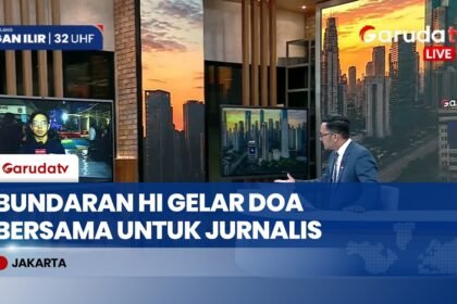 Pewarta Foto & Warga Gelar Doa Bersama di Bundaran HI Mendoakan 5 Jurnalis Hilang