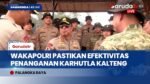 Tinjau Karhutla Kalteng, Wakapolri Cek Kesiapan Personel dan Alat Pemadam Lahan Gambut
