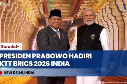 Presiden Prabowo Hadiri KTT BRICS 2026 di New Delhi, Perkuat Solidaritas Global South