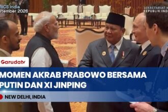 Momen Akrab Presiden Prabowo Berbincang Santai dengan Putin, PM Modi, dan Xi Jinping di KTT BRICS