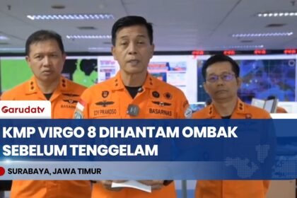 Basarnas Ungkap Kronologi KMP Virgo Transport 8: Lambung Kanan Dihantam Ombak Sebelum Tenggelam
