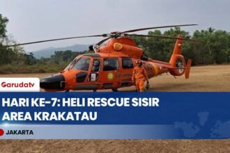 Hari Ke-7 Pencarian Speedboat Arupadhatu I: Heli Rescue Basarnas Sisir Area Perairan Krakatau