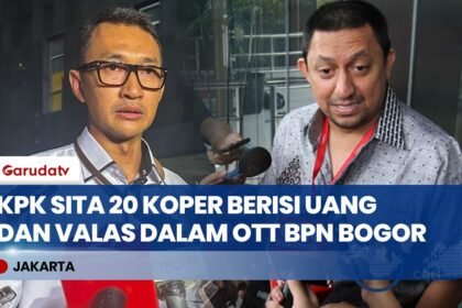 OTT KPK di BPN Kabupaten Bogor: 20 Koper Uang dan Valas Senilai Ratusan Miliar Disita!
