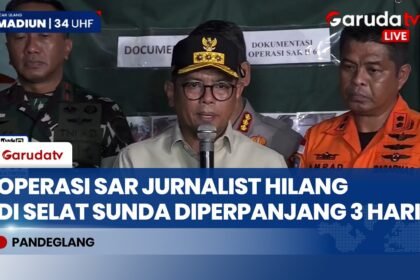 Cari Kapal Arupadatu Satu, Pemprov Banten Minta Basarnas Perpanjang Masa Pencarian Korban