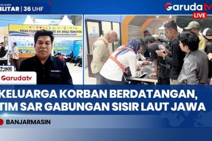 Situasi Posko Terpadu KM Virgo di Banjarmasin: Posko Dipenuhi Keluarga, Tim SAR Siaga Penuh