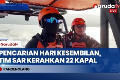 Hari Kesembilan Pencarian Arupadhatu 1: Tim SAR Kerahkan 22 Kapal dan Drone Thermal di Selat Sunda