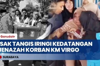 Tangis Haru Sambut Kedatangan Jenazah Imam Suparno, Korban KM Virgo Tiba di Surabaya