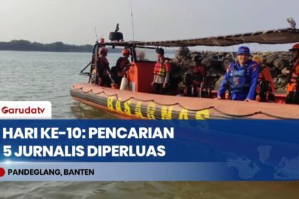 Hari Ke-10 SAR KM Arupadhatu I: Penyisiran 5 Jurnalis Hilang Diperluas Hingga Samudera Hindia